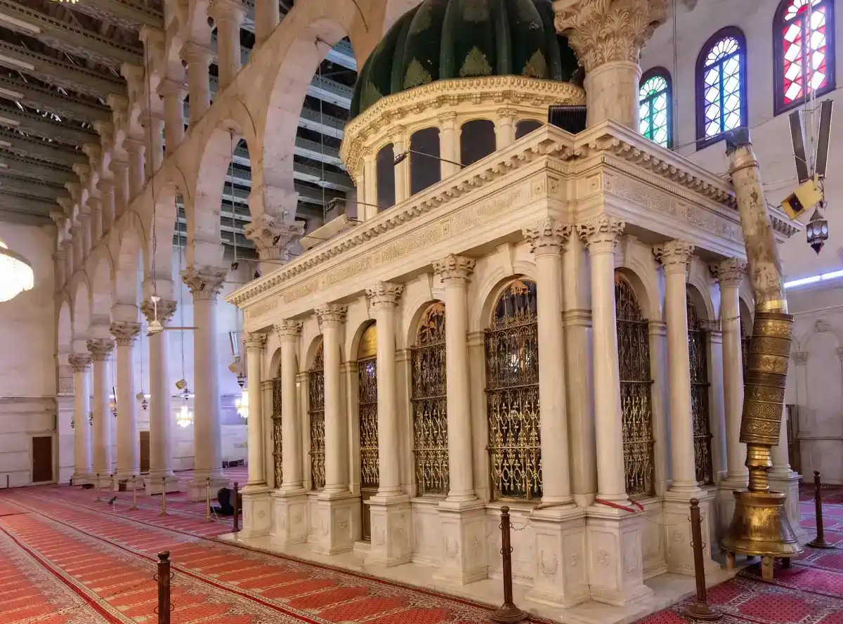 la magnifique Grande Mosquée des Omeyyades